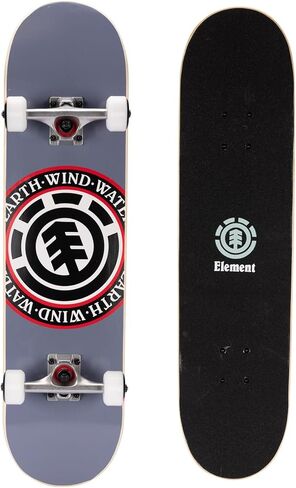 Element Icon Gray Skateboard 31" x 7.75" Complete Popsicle Board for Kids Teens Boys Girls Adults, Weight Limit 220 lbs. in Kuwait