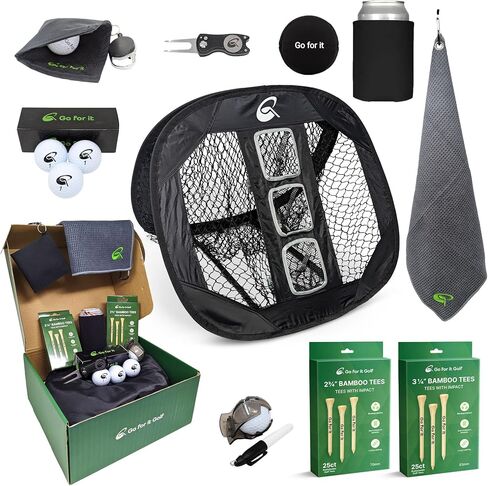 Gift Box - Ultimate Golf Kit Essentials for Men & Women, Premium Golfing Accessories, Golfer Training Tools & Gear - Signature Box (12 Items) in Saudi Arabia