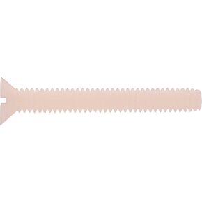 59524 6-32 x 1-Inch - Nylon Flat Head Machine Screw, 20-Pack
