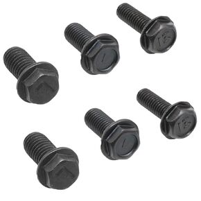 Black 6mm 7mm 8mm Reverse Thread Screw Left Hand Allen Screw Anti-Thread Screw Hex Flange Bolt Machine Screw for Makita 110/4100NB/NH DCA FF-110 Cutting Machine 6pcs