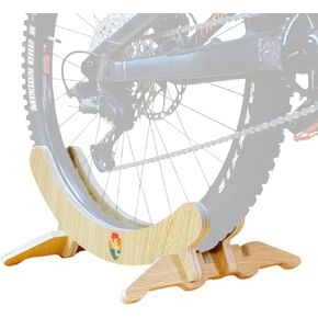 Craft Wooden Bike Stand - Fits Road, Commuter, Gravel, Mountain & Fat Tire Bikes - Sturdy 3/4-Inch Plywood | Easy Construction Bicycle Storage Rack For Apartment, Office, Garage