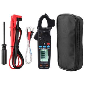 Auto Repair Clamp Meter, ACM91 1mA AC/DC Current Digital Clamp Meter True RMS 6000 Counts Meter Low Impedance Tester