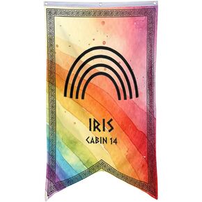 Yanbooch Cabin 14 Iris Banner Flag Man Cave Bed Room Home Office Party Decor 30x50 Inch (A)