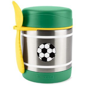 Skip Hop Insulated Baby Food Jar, Sparks Truck, Stainless Steel, Holds 11oz