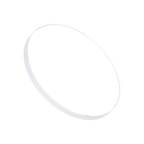 Watch Glass Crystal Lens, 24mm Diameter 1.5mm Thick, Round Flat Mineral Ultra-Clear Watch Glass Replacements - (Applications: for Watchmaker DIY Repairs)