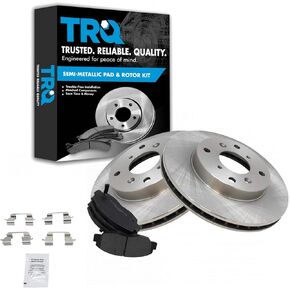 Brake Pad & Rotor Kit Metallic Front for Aerostar Ranger B2300 B3000