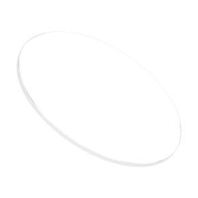 Watch Glass Crystal Lens, 26mm Diameter 0.8mm Thick, Round Flat Mineral Ultra-Clear Watch Glass Replacements - (Applications: for Watchmaker DIY Repairs)