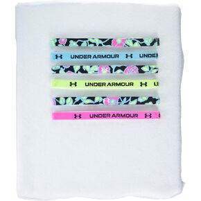 Under Armour girls Graphic Headbands 6-pack, (629) Beta/Venom Red/Dark Maroon, One Size