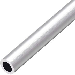 6063 Aluminum Round Tube 13mm OD 9mm Inner Dia 300mm Length Seamless Aluminum Straight Tubing for Fabrication Projects DIY Handmade Model Craft Frame Building Gardening Shop Fitting