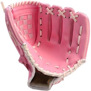BiJun Baseball Glove, Softball Gloves, TeeBall Mitt Left Hand Glove, Right Hand Throw, Fit for Adult/Youth/Kids/Children's Beginner or Infielder