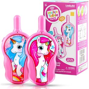 Walkie Talkies for Kids, Toddlers Kids Girls Toys for 3 4 5 6Years Old, Two Way Radio Gifts 4 6 7 8 Easter Basket Stuffers Xmas Gifts