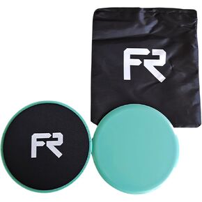 Set of 2 Core Workout Sliders with Carry Bag