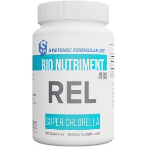 Systemic Formulas REL Super Chlorella 60 Capsules Bio Nutriment #180.