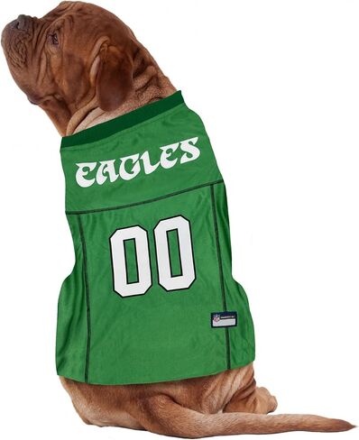 Pets First NFL Philadelphia Eagles Throwback Dog Jersey, Retro Dog Football Jersey, Size XX-Large, Vintage Dog Shirt in Saudi Arabia