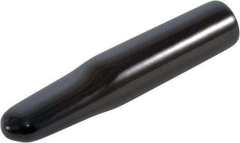 Caplugs 99390423 Plastic Cap with Flat Pull Tab. VFC-207-16, Vinyl, Cap ID 0.207" Length 1.000", Black (Pack of 200) in Saudi Arabia