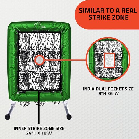 Anytime Baseball No Hitter 9 Hole Pitching Net Strike Zone Net in Saudi Arabia