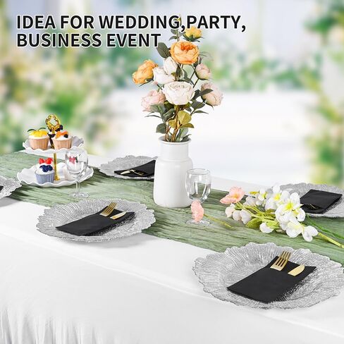 مناديل عشاء حمراء للاستعمال مرة واحدة من تشيفكات مع جيب مدمج لأدوات المائدة، مناديل ورقية مبطنة بملمس الكتان، مطوية مسبقًا للحفلات وحفلات الزفاف والحفلات والعشاء، عبوة من 50 قطعة in Kuwait