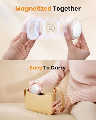 Gaiatop Hand Warmers Rechargeable, 2 Pack Pocket Warmer Cute Cat Paw in Saudi Arabia