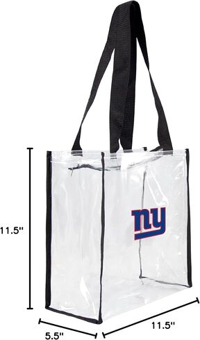 Littlearth New York Giants NFL Clear Square Stadium Tote in Saudi Arabia