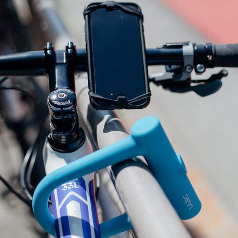 Brooklyn Featherweight Bike U-Lock, with Transportation Bracket System for Versatile Carrying in Kuwait