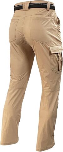 Men's Hiking Cargo Pants Waterproof Lightweight Quick Dry 6 Pockets Stretch Work Fishing Travel Outdoor Pants in Kuwait