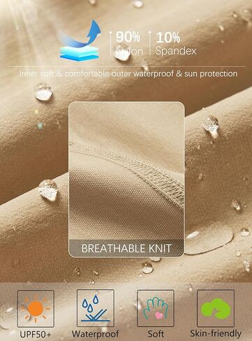 Men's Hiking Cargo Pants Waterproof Lightweight Quick Dry 6 Pockets Stretch Work Fishing Travel Outdoor Pants in Kuwait