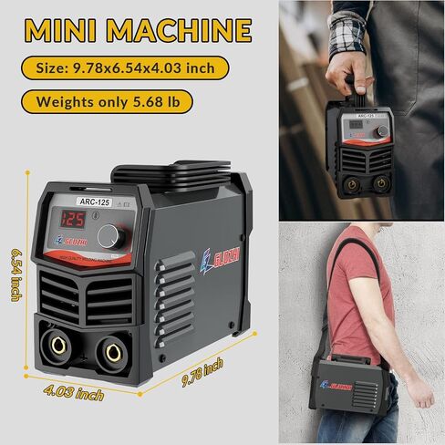 Stick Welder 210Amp Large LED Display Digital Inverter IGBT Welding Machine,110V/220V Dual Voltage Hot Start Portable MMA ARC Welder Machine in Kuwait