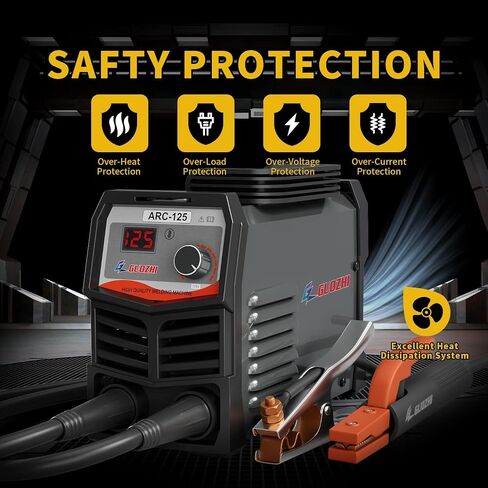 Stick Welder 210Amp Large LED Display Digital Inverter IGBT Welding Machine,110V/220V Dual Voltage Hot Start Portable MMA ARC Welder Machine in Kuwait