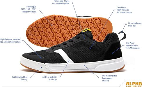 OLLO Alpha Parkour Shoes - Freerunning, Ninja and Obstacle Training, High Grip, Flexible, Comfort, Ultra Traction in Saudi Arabia