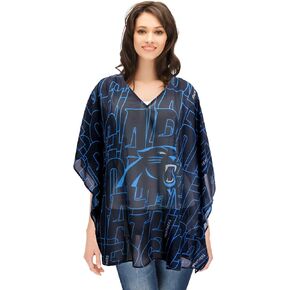 Littlearth Womens NFL Indianapolis Colts Sheer Caftan with Trace Design, Team Color, One Size