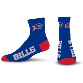 FBF - NFL Team Color Quarter Dress Socks Footwear for Men and Women Game Day Apparel Size Large 10-13
