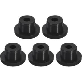 uxcell 6 Pieces Black Plug Holes, H20 Waterproof Rubber Button Plug for 19mm/0.75" Hole