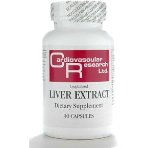 Ecological Formulas Liver Extract Lyophilized 90cp
