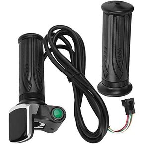 Ebike Throttle Bolt with Key 48V Ebike Throttle 36V Electric Scooter LCD Electric Quantity Display with Ebike Speed Governing Throttle Grip 6 Cores(36V)