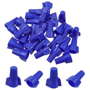 30 Pieces Winged Electrical Wire End Connectors Caps Yellow 18-10 AWG Wire Connector Nut P11 Twist Type Screw Terminals (Yellow, P11)