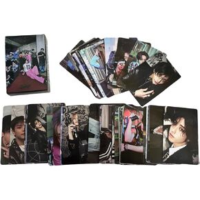 Stray Kids album JJAM Photocards Album 55PCS Stray Kids album JJAM Photo Cards Stray Kids album JJAM lomo card Gift Lomo Cards Merch for Stray Kids Boys and Girls