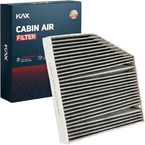 KAX Cabin Air Filter,CF10285 Replacement for Camry, RAV4, Highlander, Corolla, 4Runner, Tundra, Prius, Sienna, LEX, Scion, Subaru, Jaguar, w/Activated Carbon Passenger Compartment Air Filter 2Pcs