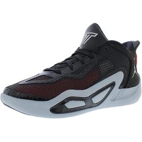 NIKE Jordan Tatum 1 Big Kids' Basketball Shoes (DX5359-200, Fossil/Sesame/Electric Green/Black) Size 7