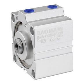 Baomain Compact Thin Air Cylinder SDA 63x25 63mm Bore 25mm Stroke PT1/4 Port