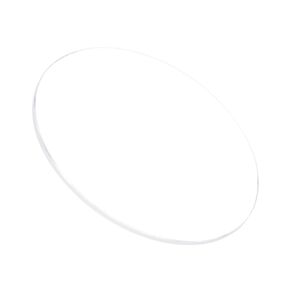 Watch Glass Crystal Lens, 34mm Diameter 0.8mm Thick, Round Flat Mineral Ultra-Clear Watch Glass Replacements - (Applications: for Watchmaker DIY Repairs)