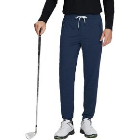 M MAELREG Mens Sweatpants with Zipper Pockets Stretch Workout Training Running Track Athletic Pants Golf Joggers for Men