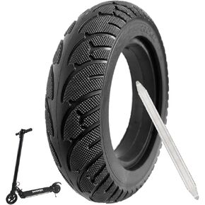 200x50 Solid Tire, 8 inch Tires Replacement, 8x2 Scooter Tubeless Solid No Flats Tire, for Razor E100 E125 E150 E175 E200 E200S E225 Electric Scooter Explosion-Proof Thickened Anti-slip Wear-resistant