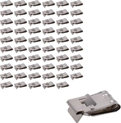 مشابك كابلات لوحة طاقة شمسية مشابك سلكية بإطار مقطورة مشابك من الفولاذ المقاوم للصدأ لكابل القارب الأسلاك الكهروضوئية، مقطورة القارب (60 قطعة) in Kuwait