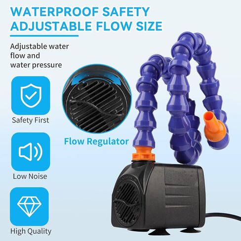 Water Table Pump,10 FT Long Power Cord Water Pump for Step 2 Water Table, Outdoor Water Table Accessories Toys for Kids. in Saudi Arabia
