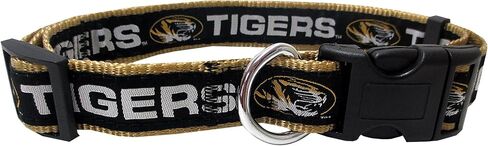 Pets First Collegiate Pet Accessories, Dog Collar, Missouri Tigers, Medium in Saudi Arabia