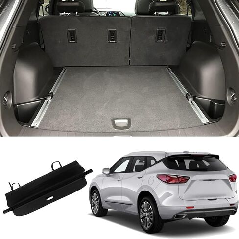 Kaungka Cargo Cover Compatible with 2007-2009 Pontiac Torrent 2008-2016 Chevrolet Equinox Black Trunk Shielding Shade in Saudi Arabia