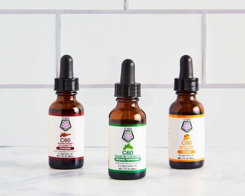 زيت جوز الهند C60 بيربل باور بنكهة القرفة C60 MCT - زيت جوز الهند العضوي المضغوط على البارد - 99.99% فوليرين كربون C60 نقي - تعزيز الطاقة والتركيز الذهني (2 أونصة) in Kuwait