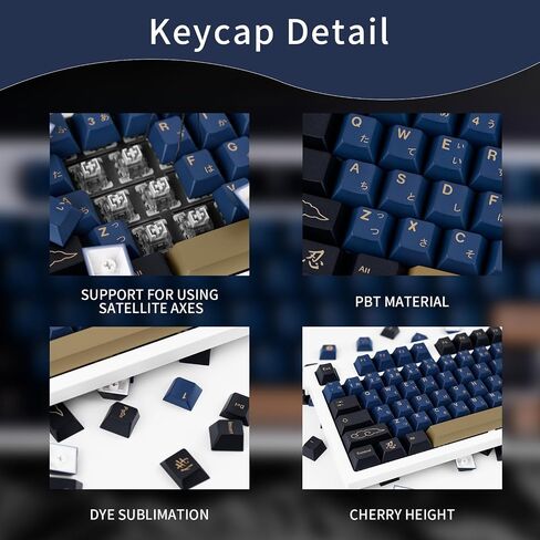 أبيض حليبي 114 مفتاحًا PBT Keycaps، مجموعة أغطية مفاتيح مخصصة ذات نمط بسيط، أغطية مفاتيح مزدوجة لملف الكرز لتخطيط ANSI 61/87/104/108 Cherry MX Switches لوحة المفاتيح الميكانيكية in Saudi Arabia