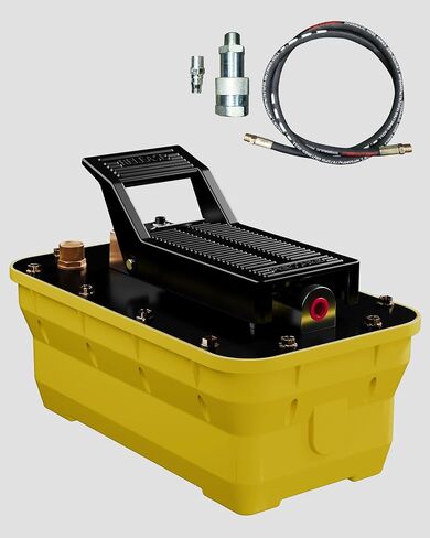 Air Hydraulic Pump 10000 PSI, 2.3L Foot Actuated Hydraulic Pump Air Treadle for Auto Repair, Pulling Post, Hydraulic Pullers in Saudi Arabia