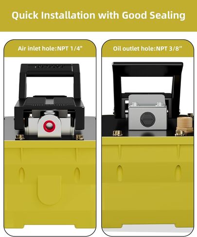 Air Hydraulic Pump 10000 PSI, 2.3L Foot Actuated Hydraulic Pump Air Treadle for Auto Repair, Pulling Post, Hydraulic Pullers in Saudi Arabia
